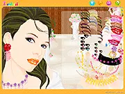 Creating magical fantasy makeup looks for a princess character in the free online game Fantasy Gala Makeup