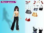 Janet Girl Dressup free online fashion game playarcadehub