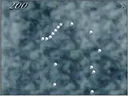 Pearl Worm action online game screenshot, play free snake arcade game on PlayArcadeHub