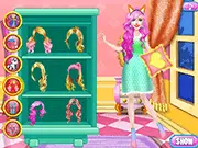 Princess Pajamas Party free online dress up game at PlayArcadeHub choosing cute clothes