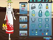 Aquarium Dress Up game screenshot, free online fish themed fashion, underwater styling