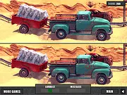 Offroad Trucks Differences free online game, spot the difference puzzle, rugged truck images, observation skills game