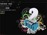 Protectart free online missile defense game, screen showing missiles exploding enemies