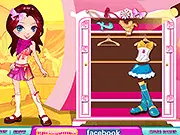 Vegas Vacation Dress Up game screenshot, free online glamorous fashion game, Kassy styling