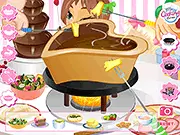 Fondue Fun! Cooking Game screenshot, play free online food game, chocolate and cheese fondue