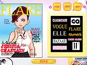 January Cover Fashion Game screenshot, play free online magazine design, model dress up