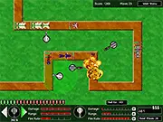 Kayadans Bugs Tower Defence game screenshot, play free online TD game, defending base from insects, 4 tower types