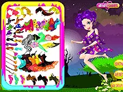 Wishful Freedom Fairy Dress Up game screen, a magical fairy in a flowing gown with large wings, free online fantasy game