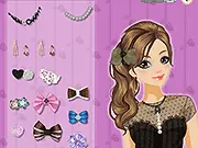 Play Curl Ponytail Hair Salon free game - Hair styling and curly hairstyle creation online