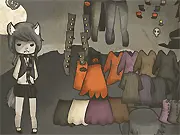 Dark & Fancy Dress Up free online game, elegant dark fashion, gothic style, free dress-up game