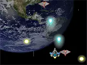 Fighting Universe X free online spaceship shooter game, battle with cool starship and enemies in space