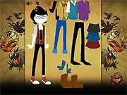 Screenshot of Ebabe Dress Up game showing a stylish e-girl avatar with pink hair and an oversized hoodie