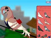 Dove Maker game where you customize and design a pigeon or dove bird online