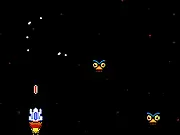 Screenshot of Endless Starcraft spaceship shooting game, free online arcade shooter, retro space game gameplay on PlayArcadeHub