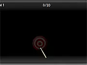 Screenshot from the Song Stages online game showing a musical interface with notes or icons representing various instruments like drums and guitars, requiring precise timing