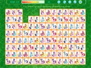 My Little Pony Connect free online puzzle game screenshot, matching tiles with ponies like Rainbow Dash and Twilight Sparkle