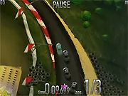 V8 Drift Online top-down racing game screenshot, car drifting around a track