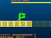 Pi Runner free online math memory typing game digits of pi