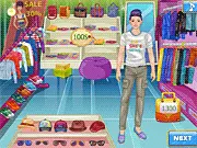 Play Daniel Reallife Shopping online free game, man dress up and styling game, budget clothes shopping