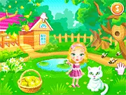 Play Little Baby Allergy free online care game, treating a baby's allergic reaction with medicine and creams