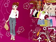 Titania Dressup free online fashion game, dressing up Titania with elegant and vibrant clothes