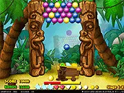 Holoholo Island free online game, tropical bubble shooter puzzle, playing a Puzzle Bobble style game