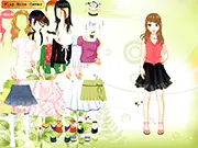 Berneen Doll Dressup free online game showing a cute young doll model in a stylish outfit