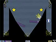 Screwball Cat Pinball Adventure online game screenshot, cat-themed pinball machine with high score, free arcade game on PlayArcadeHub