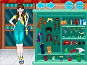 Play Fancy Dress Up game online free, stylish costume combination, girls fashion game