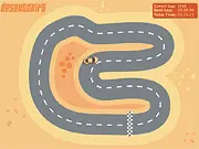 Desert Drift Online free racing game screenshot, playing a car on the Safari Desert track