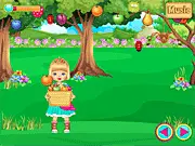 Play Happy Princess Farming online free game, collect fruit, barn management, collect eggs from chickens