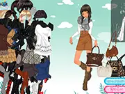Free online game Tokyo Street Chic on PlayArcadeHub, dressing up a girl in a colorful Japanese street fashion outfit