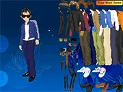 Playing Tyler Dressup free online game on PlayArcadeHub, choosing a trendy jacket and pants for the handsome male character