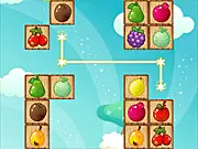 New Fruit Link Online Match Game screenshot, linking colorful fruits to get high scores