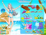 Summer Girl Dress Up free game, online fashion game, choosing summer outfits for girl