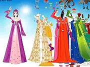 Makayla Dressup free online game, featuring a model in a conservative, long dress