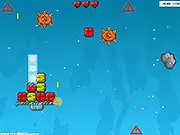 The Utilizer free online game screenshot, match-3 puzzle and spacecraft shooter action