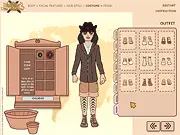 Fourever Free Character Generator free online tool screenshot creating a custom figure at PlayArcadeHub