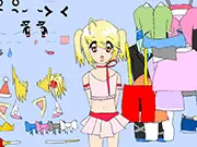 Dress Up Tadase free online fashion game screenshot of a stylish girl on PlayArcadeHub