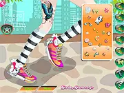 Play Dress My Running Shoes free online designer game, customize sneakers, create unique running shoes on PlayArcadeHub