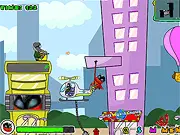 Play Elastoman free online, superhero puzzle game, save citizens, physics game on PlayArcadeHub