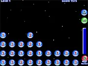 Multi Sum free online math puzzle game connecting number bubbles