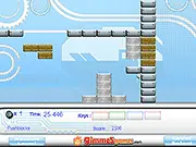 Break Ball free online arcade game screenshot, ball destroying colored blocks on a puzzle level, geometry game