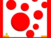 Rocket Racer free online hardcore skill game, spaceship flying through obstacles, precision landing gameplay screenshot