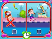Road Safety Quiz educational game screen with traffic questions