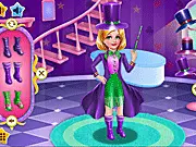 Cute Little Magician Dress Up free online fashion game choosing beautiful magician clothes and stage outfits