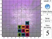 D-Blocks free online puzzle game screenshot with colored blocks on a grid