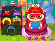 Play Pet Newborn Baby game online free, virtual pet care simulation, cute animal grooming game