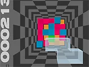 Play 3D Tetris Online free, challenging spatial puzzle game, rotating blocks in 3D