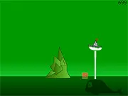 Arctic Showdown Survival gameplay screenshot, small ship avoiding large icebergs, free online arcade game